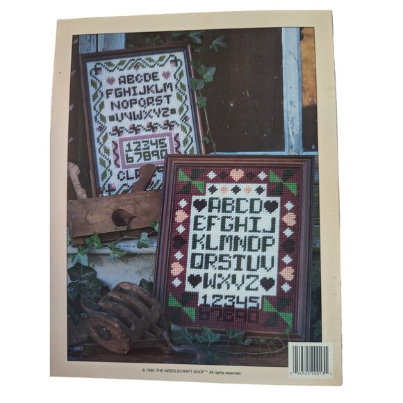 The Needlecraft Shop Samplers Plastic Canvas Cross Stitch Patterns 90PH8 Vintage - Picture 2 of 3